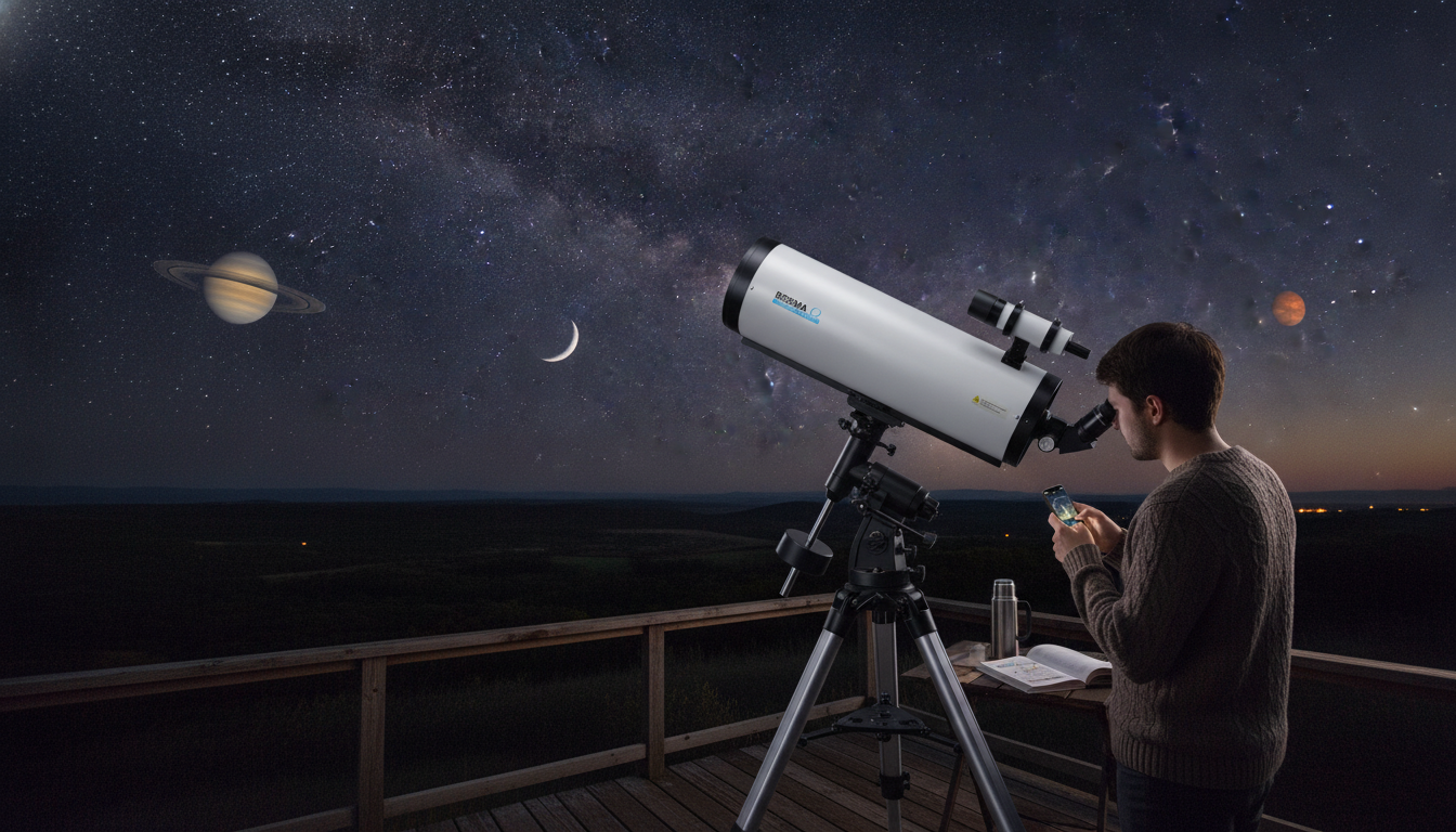 200/2400mm High-Power Telescope: Moon & Planet Guide