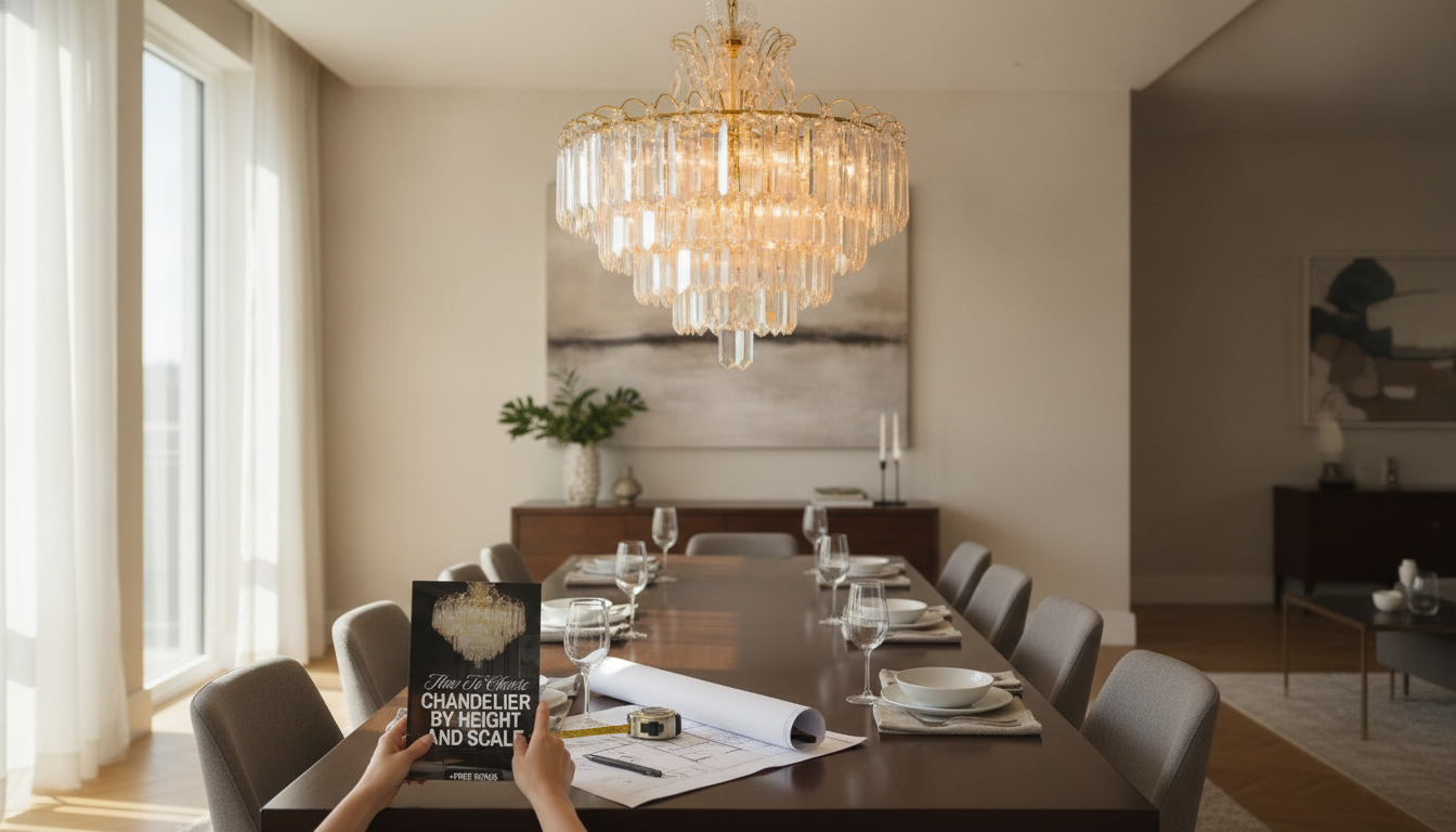 Chandelier Sizing Guide: Height, Scale, and Clearance