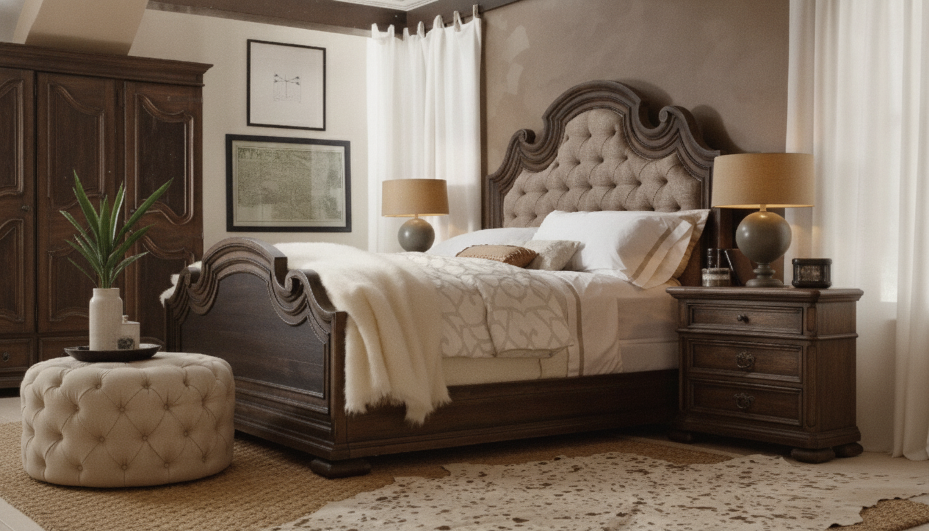 Deluxe French Country Double Bed: Fit, Style & Setup
