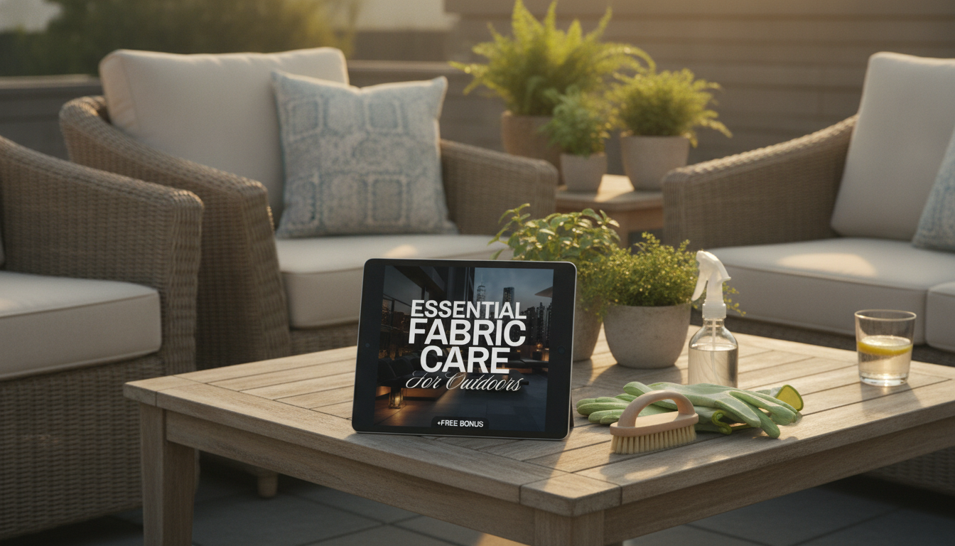 Outdoor Fabric Care: Clean, Protect & Prevent Mildew