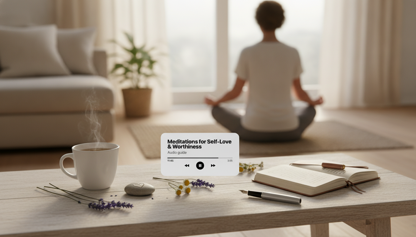 Self-Love & Worthiness Meditations: Audio for Calm